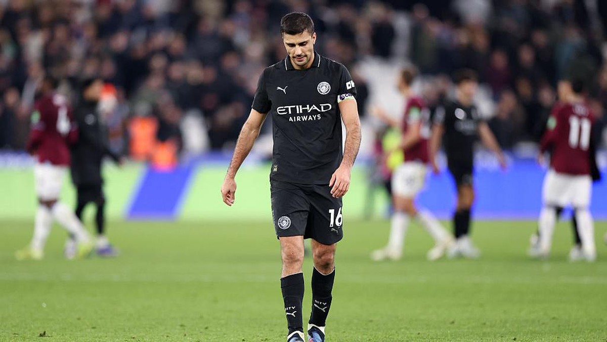 Manchester City diimbangi West Ham United 1-1 dalam lanjutan Premier League (Foto: CameraSport via Getty Images/Rob Newell - CameraSport)