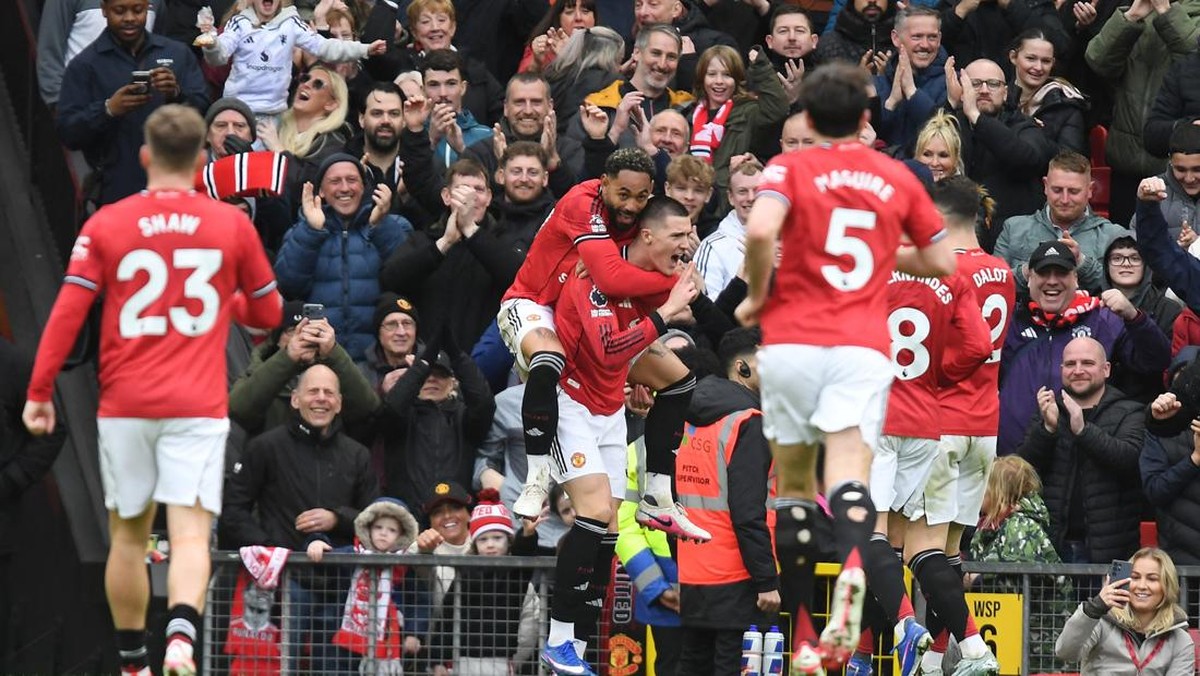 Manchester United mengalahkan tamunya, Aston Villa 3-1 di lanjutan Liga Inggris. (Foto: REUTERS/Peter Powell)