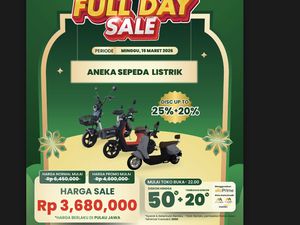 Sepeda Listrik Diskon Gede-gedean di Transmart Full Day Sale