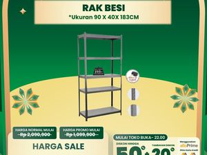 Buruan ke Transmart Full Day Sale, Beli Rak Besi Jadi Semurah Ini