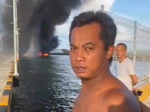 ABK Cerita Detik-detik Kapal Angkut 3.000 LPG Meledak di Pelabuhan Selayar