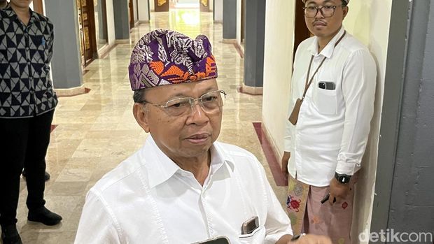 Gubernur Bali Wayan Koster saat ditemui di Kantor Gubernur Bali, Senin (16/3/2026).