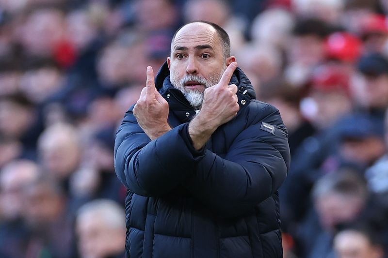 LIVERPOOL, ENGLAND - MARCH 15: Igor Tudor manager / head coach of Tottenham Hotspur during the Premier League match between Liverpool and Tottenham Hotspur at Anfield on March 15, 2026 in Liverpool, United Kingdom. (Photo by Robbie Jay Barratt - AMA/Getty Images)