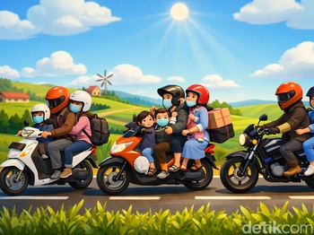 Antara Rindu dan Risiko: Ketika Mudik Naik Motor Tetap Jadi Pilihan