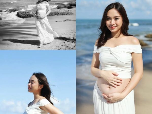 Pesona Nabilah Dozan Saat Foto Maternity