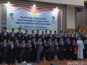 Laka Lena Lantik 35 Pejabat Pimpinan OPD NTT, Ingatkan Jangan Gagah-gagahan