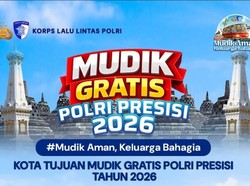 Polri Siapkan Mudik Balik Gratis Presisi 2026, Mudik Aman, Keluarga Bahagia