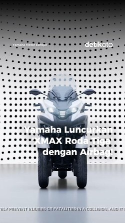 Video Yamaha Luncurkan XMAX Roda Tiga dengan Airbag!