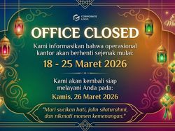 25 Contoh Pengumuman Libur Lebaran 2026: Perusahaan, Sekolah, hingga Toko