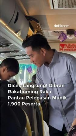 Video: Dicek Langsung! Gibran Pantau Pelepasan Mudik 1.900 Peserta