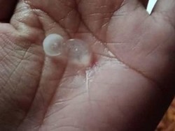 Fenomena Hujan Es Sebesar Kelereng Guyur Mattirowalie Bulukumba 30 Menit