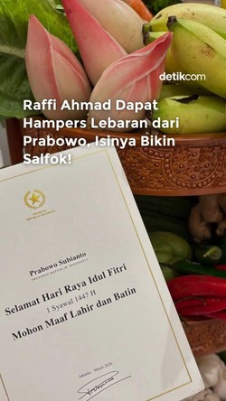 Video Intip Isi Hampers Unik Presiden Prabowo untuk Raffi Ahmad