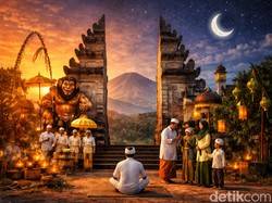 Sunyi Nyepi, Takbir Ditahan: Bali Menjaga Dua Hari Raya