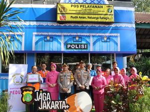 Kapolres Tangkot Cek Pos Pengamanan Lebaran, Pastikan Siap Layani Pemudik
