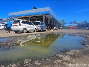Wajah Muram Terminal Ibu Kota Kabupaten Sukabumi di Tengah Arus Mudik