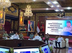 Mensesneg Pimpin Rakor Bahas Program Strategi Presiden di Kemhan