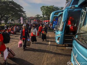 Antusias 1.250 Pemudik Berangkat dari TMII