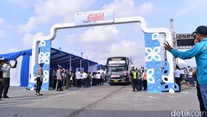 Ratusan Pemudik Berangkat Nyaman Menuju Kampung Halaman