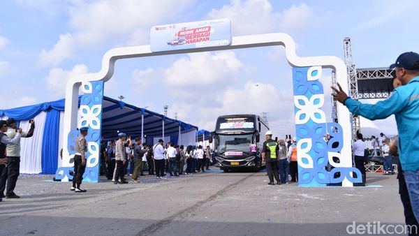 Ratusan Pemudik Berangkat Nyaman Menuju Kampung Halaman