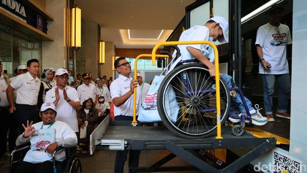 Mudik Gratis untuk Penyandang Disabilitas, Ratusan Peserta Diberangkatkan