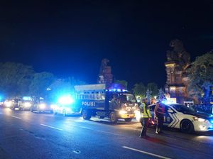 Polres Gianyar Patroli Skala Besar Jelang Nyepi dan Idul Fitri 2026