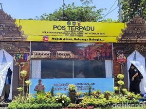 Unik! Pos Terpadu Polres Ciamis Bernuansa Kerajaan Galuh