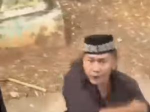 Dimediasi Polisi, Pria Tendang Bus TransJ di Sawangan Saling Memaafkan