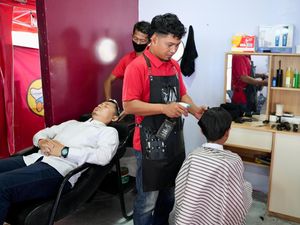 Ada Pijat Gratis Serambi MyPertamina di Bandara SMB II Palembang