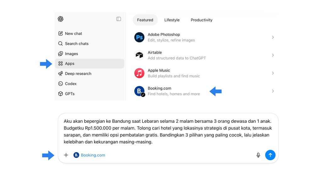 Chatbot kecerdasan buatan (AI) seperti ChatGPT tak hanya bisa dimanfaatkan untuk mencari informasi atau riset, tetapi juga membantu membuat kartu ucapan hingga playlist musik. Simak caranya berikut ini.
