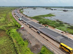 328 Ribu Kendaraan Bakal Lintasi Tol Kayuagung-Palembang Selama Lebaran