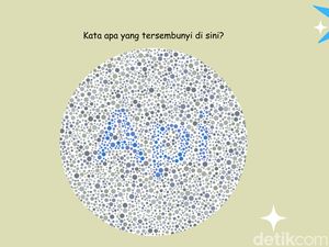 Coba Baca Kata yang Ada di Tes Buta Warna Ini, Kejelian Mata Diuji
