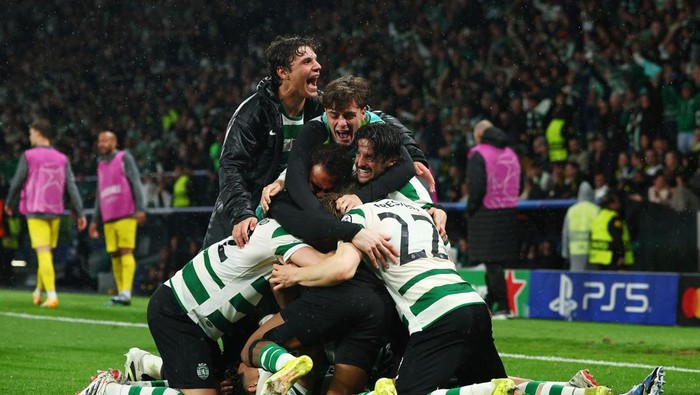 Sporting CP comeback dan lolos ke Perempatfinal Liga Champions usai kalahkan Bodo/Glimt 5-0.
