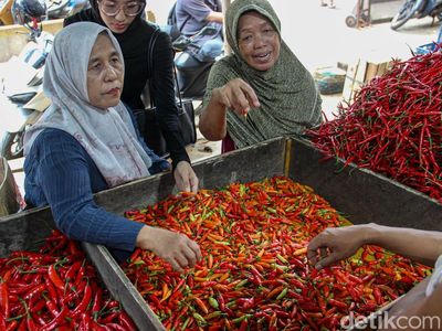 Pedasnya Harga Cabai Tembus Rp120.000 per Kilogram