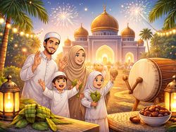 Simak! Ini Sederet Amalan Sunah Saat Idul Fitri