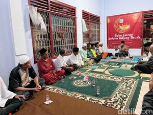 Kapolresta Banyuwangi Bukber Bareng Tukang Becak