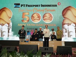 Karyawan Freeport Indonesia Berikan Santunan untuk 700 Anak Yatim & Dhuafa