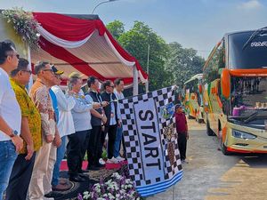 Pemprov Jatim Berangkatkan 2.230 Pemudik Gratis dari Jakarta