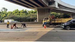 Jaga Keselamatan Pemudik, Perkerasan Ruas Tol Jakarta-Tangerang Dikebut