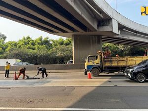 Jaga Keselamatan Pemudik, Perkerasan Ruas Tol Jakarta-Tangerang Dikebut