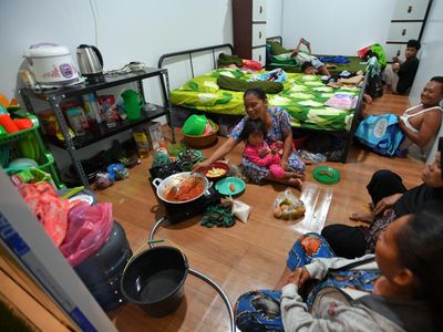 Potret Penyintas Bencana Sambut Lebaran di Hunian Sementara