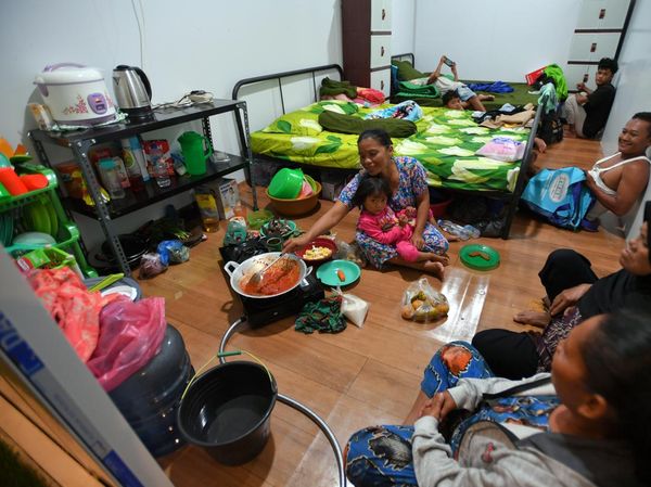 Potret Penyintas Bencana Sambut Lebaran di Hunian Sementara