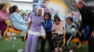 Sekolah di Tyre Jadi Tempat Berlindung Warga Lebanon yang Mengungsi