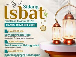 Jam Berapa Sidang Isbat Lebaran 2026 Hari Ini? Cek Jadwal-Live Streaming