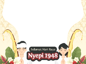 10 Twibbon Hari Raya Nyepi 2026, Yuk Pasang di Media Sosial Kamu!