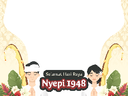 10 Twibbon Hari Raya Nyepi 2026, Yuk Pasang di Media Sosial Kamu!