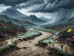 Cuaca 21 Maret 2026 di 10 Lokasi Rawan Banjir Jatim