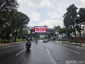 Lengangnya Jalanan Surabaya Jelang Lebaran