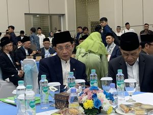 Menag Tiba di Kantor Kemenag Jelang Sidang Isbat 1 Syawal 1447 H