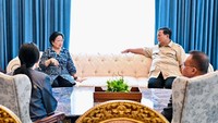 Prabowo Terima Megawati di Istana