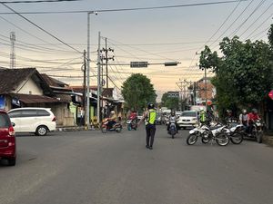 Polisi Siapkan Jalur Alternatif di Kediri Kota, Antisipasi Macet Arus Mudik